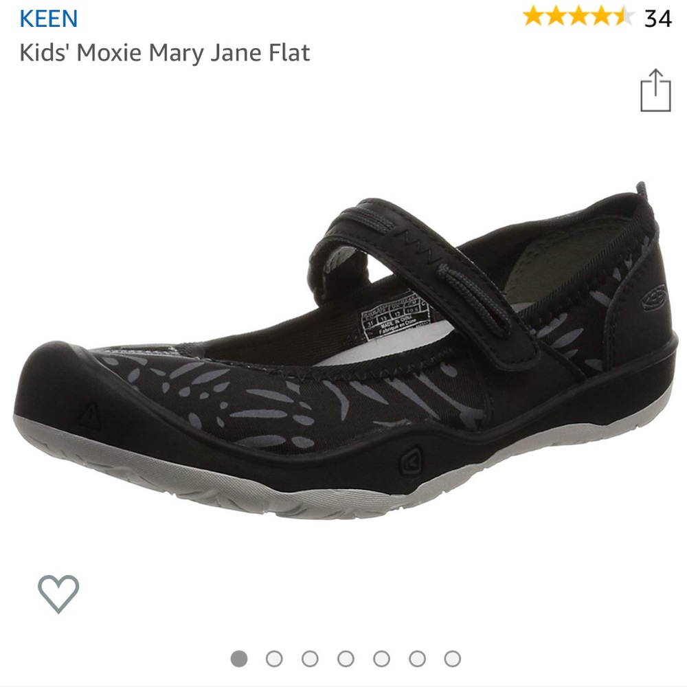 New keen Moxie Mary Jane Black 8 Toddler Shoes